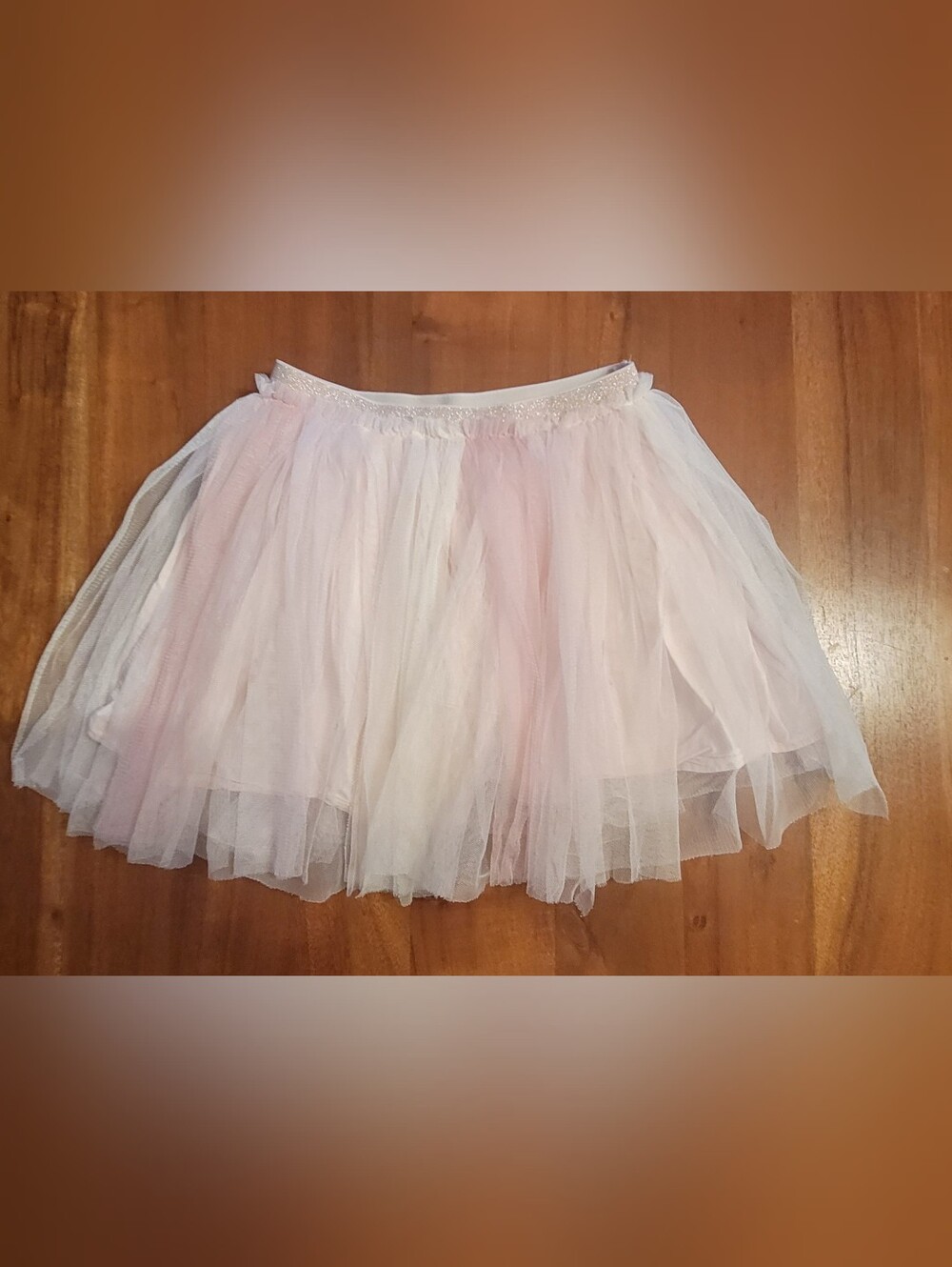 Girls Disney 5T Ruffled Pink Tutu Ballerina Skirt